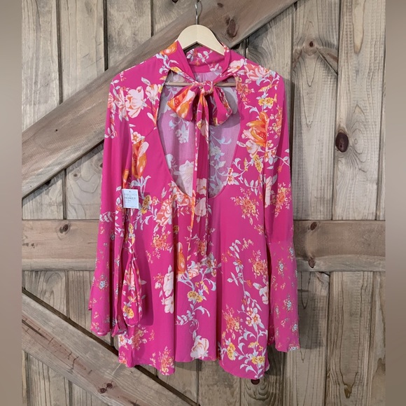 FREE PEOPLE TATE FLORAL PRINT DRESS 💖IN STORES💖 - Picture 8 of 8